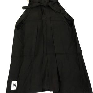 Hakama da uomo, Hakama giapponese, Pantaloni kimono, Pantaloni kimono da uomo, Gonne kimono, Hakama nero,