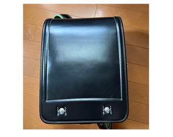 Randoseru, Cowhide Leather Randoseru, school Bag Randoseru, Japanese Randoseru, Black backpack, lightweight Randoseru, lightweight backpack,