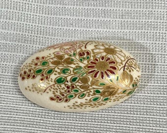 アンティーク薩摩焼ボタン：手描きの日本製明治時代 - Etsy 日本