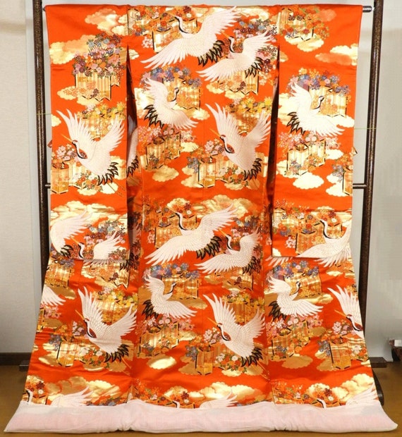 Uchikake Kimono, Japanese Uchikake, Vintage Kimono