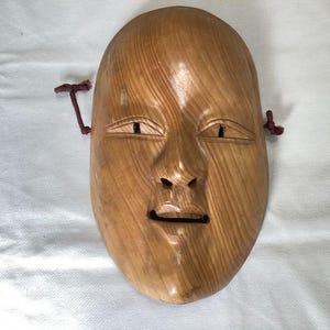 Japanese mask, Antique mask, Noh mask, Kagura mask, Hannya mask, Oni mask, Authentic mask, Handmade mask, Japanese kagura, Noh japan,