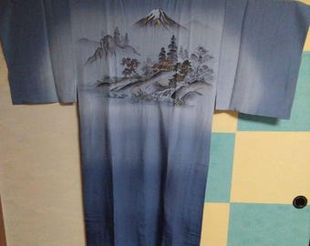 Kimono da uomo, Kimono da uomo Jyuban, Giacca Kimono da uomo, Kimono Samurai, abito giapponese da uomo, abito da uomo giapponese, arte Samurai, Kimono di seta da uomo