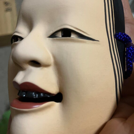 Japanese mask, Vintage mask, Noh mask, Kagura mas… - image 7