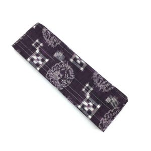 Mens Kaku Obi, Silk Obi Kimono, Purple Obi, Silk Obi Belt, Vintage Obi, Mens Obi Sash, Japanese Fabric, Purple Obi Silk,  Kaku Kimono Sash