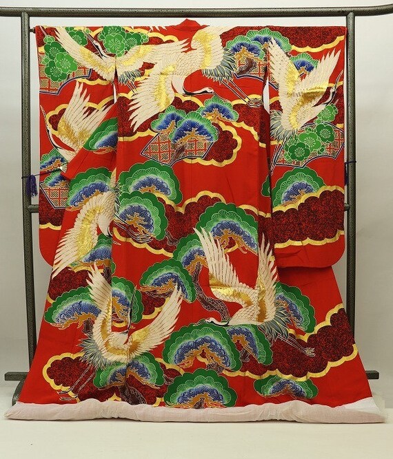 Uchikake Kimono, Wedding Kimono, Japanese Kimono R