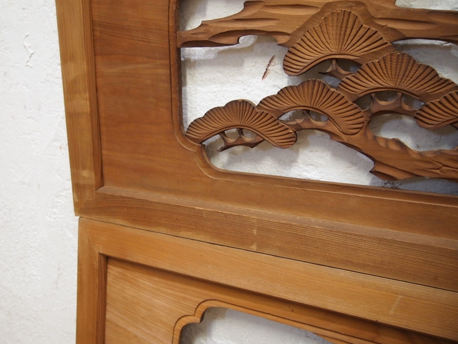 Japanese Ranma Transom Window Wooden Carving Ranma Etsy