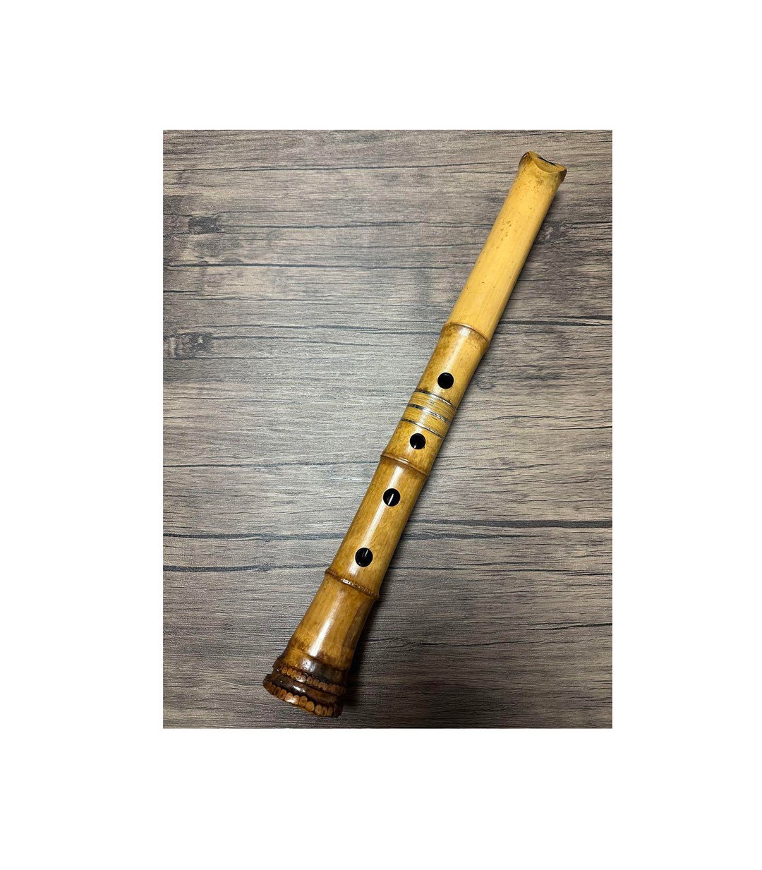 Japanese Instrument Shakuhachi Vertical Bamboo Flute 16.7nch High Class