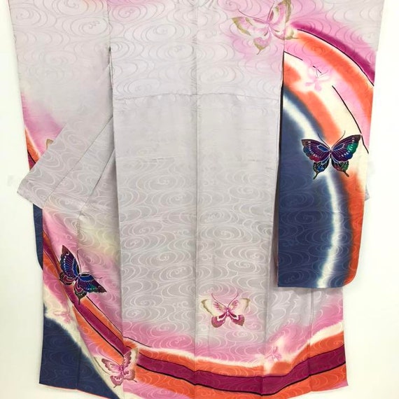 Furisode Kimono Pink, Silk Furisode, Wedding Kimon