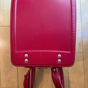 Randoseru, Cowhide Leather Randoseru, school Bag Randoseru, Japanese Randoseru, Red backpack, lightweight Randoseru, lightweight backpack,