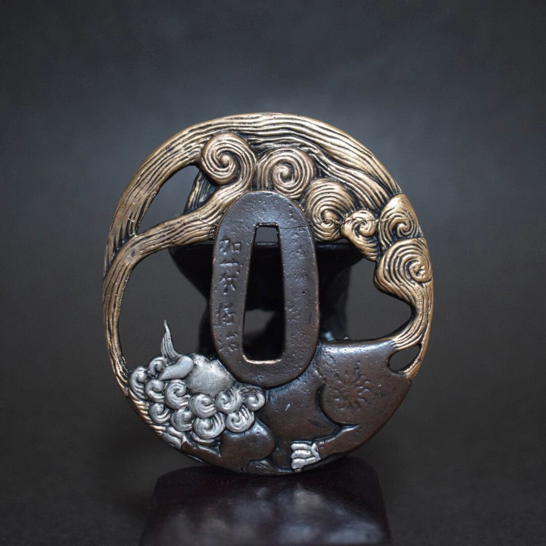 TSUBA, Samurai Sword, Sword Guard, Wave, Koshirae, Katana, Wakizashi, Japanese Katana, Japanese Tsuba, Japanese Paperweight, - Etsy TSUBA, Samurai Sword, Sword Guard, Wave, Koshirae, Katana, Wakizashi, Japanese Katana, Japanese Tsuba, Japanese Paperweight, - Etsy
