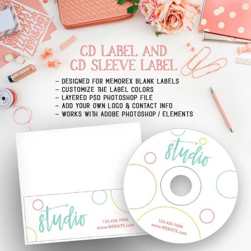 Cd Label - Etsy
