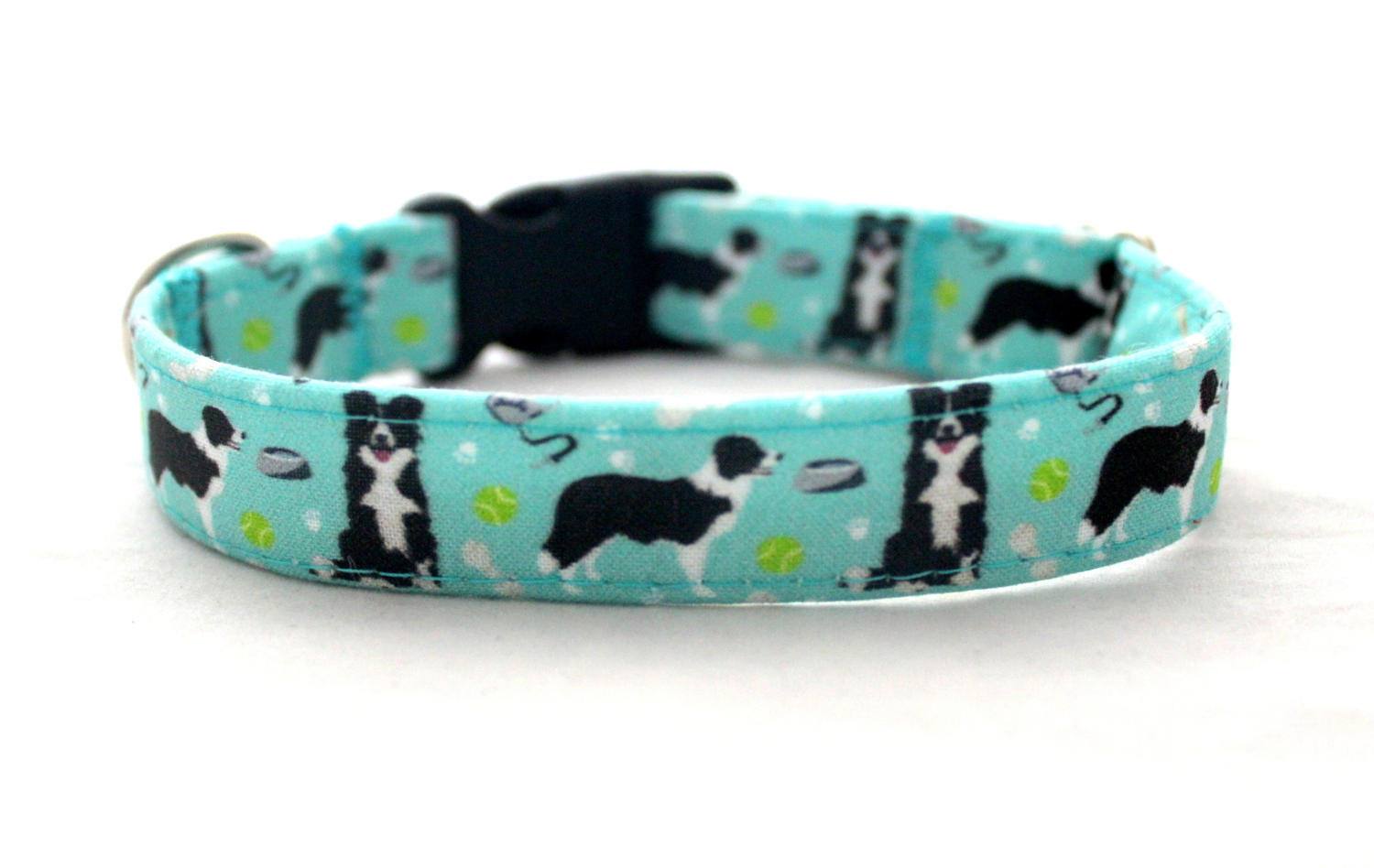 Amazing collars for border collie in pattern with border Etsy