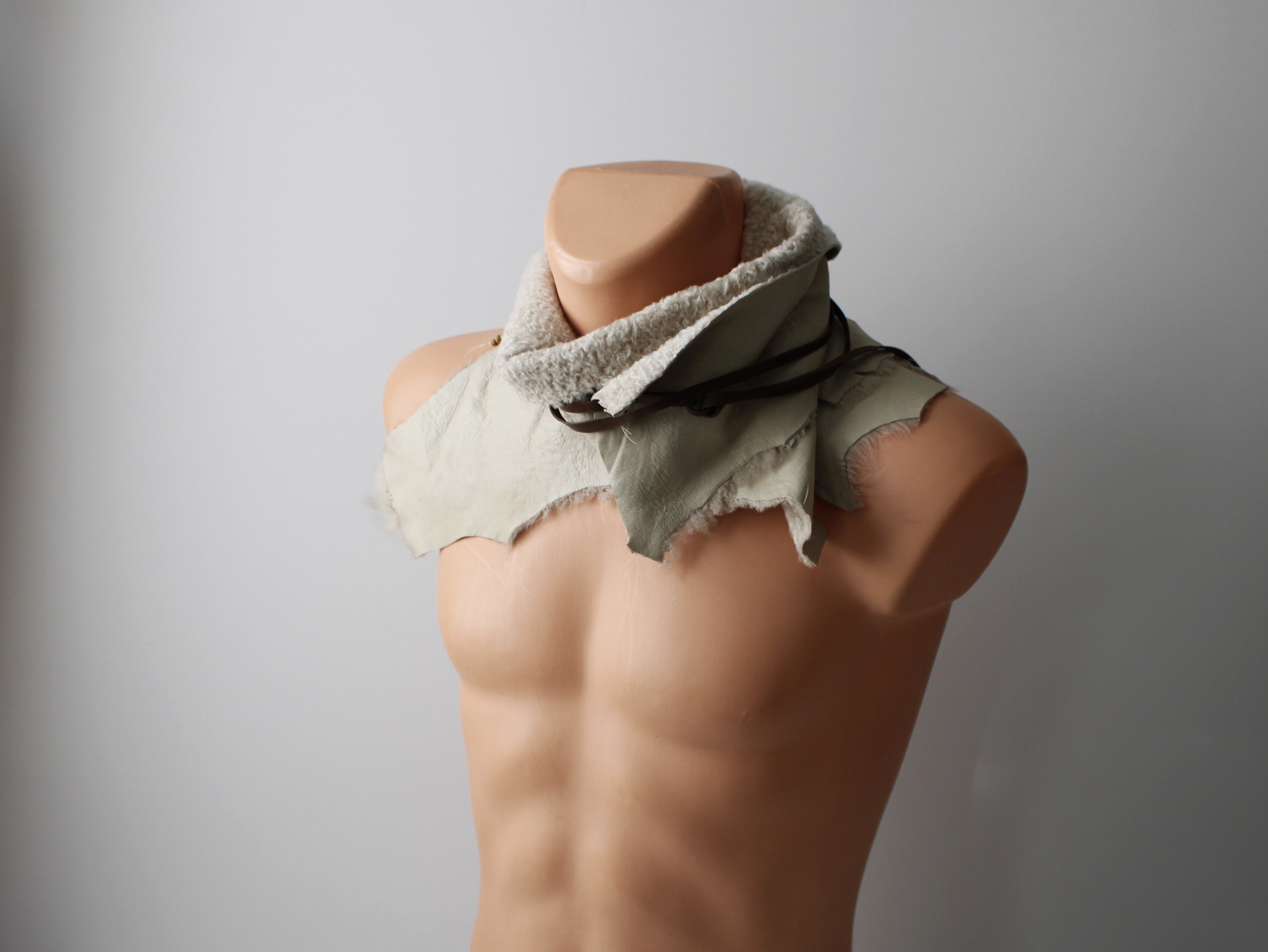 Linen Scarf Hood, Scoodie, Tacti-hood Hooded Infinity Scarf for Cosplay,  Airsoft, Milsim, LARP, Dnd, Renaissance Faire, and More 