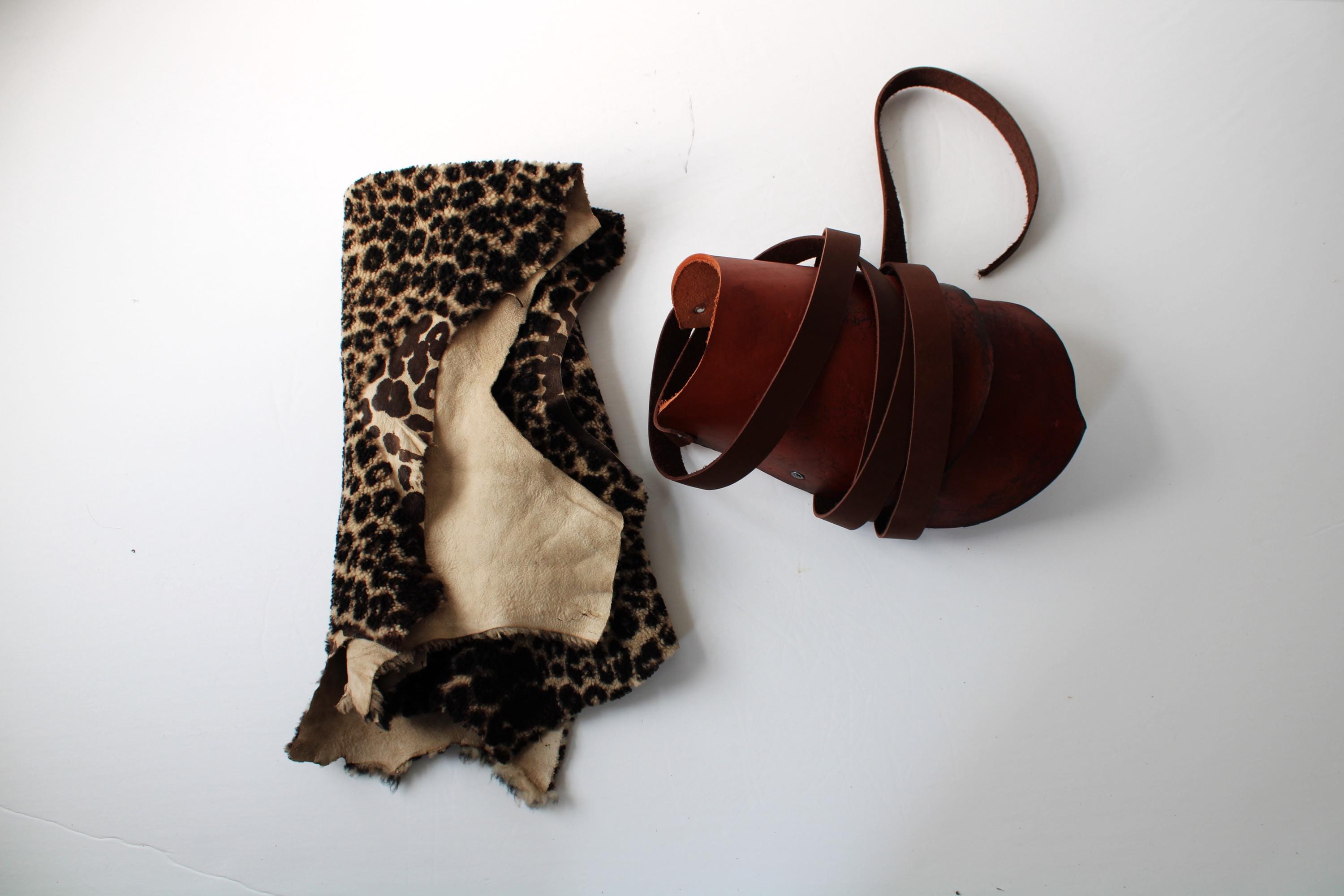 Leather Armor Shoulder Pauldron, Drape Pelt Shirt, Gladiator Assassin ...