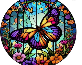 Butterfly Diamond Painting Kit: 5D Gem Art, Home Decor