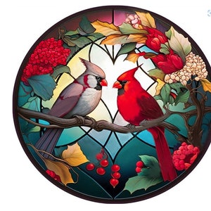 Cardinal Bird Diamond Painting Kit: DIY 5D Gem Art Home Decor