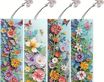 DIY Diamond Painting Bookmark Kit: Special Shapes, Book Lover Gift