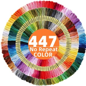 Embroidery Thread, Cross Stitch Floss, Sewing Skeins