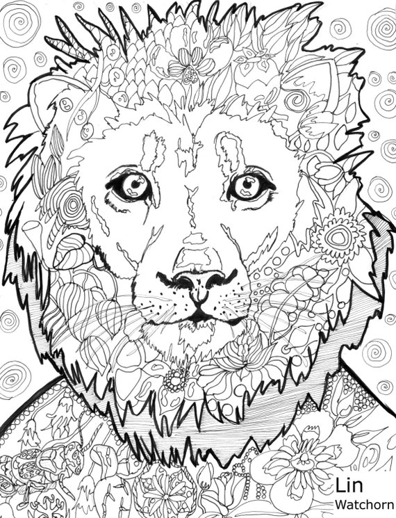 Lion Rabbit Mouse Owl Tree Coloring Pages