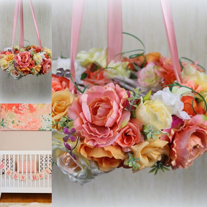 floral mobile for crib