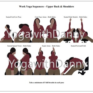 Work Yoga Sequence - Shoulders and Upper Back with Daily Affirmations