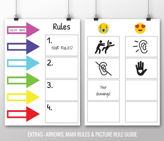 Rule Chart For Kids