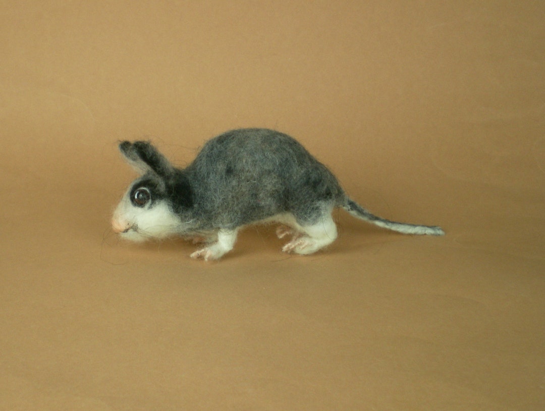 Dormouse Figurine Needle Felted Etsy