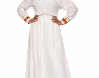 Traditional Habesha dress with netela