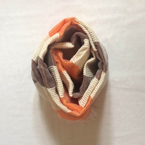 A handwoven traditional Ethiopian scarf