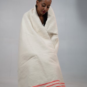 Meseret Handmade cotton Throw blanket