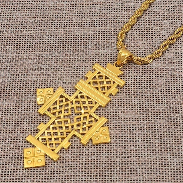 Ethiopian traditional cross necklace