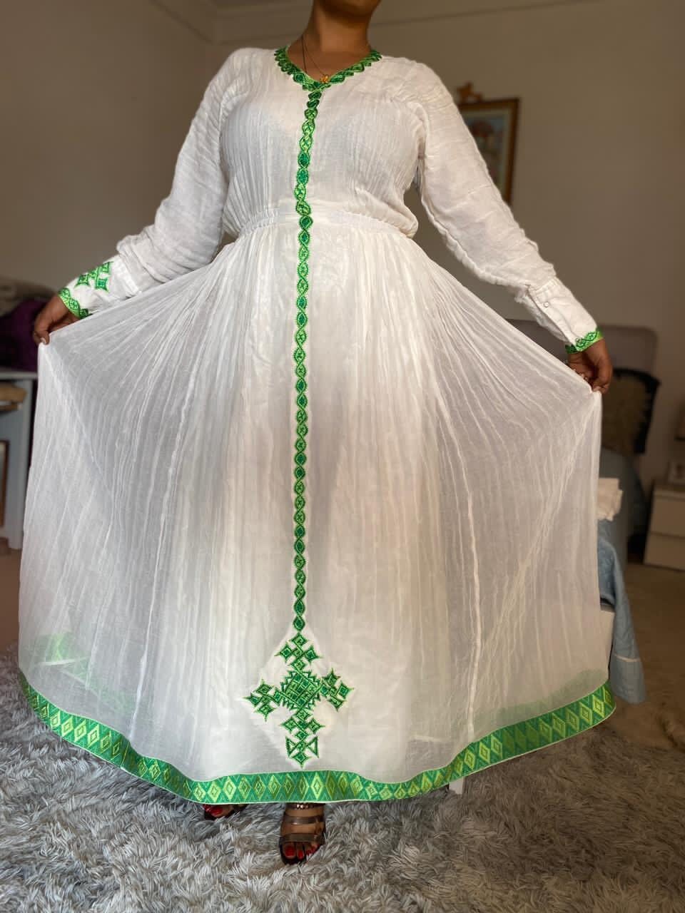 sachin and babi light blue dress Stunning Ethiopian Chiffon Dress Styles for 2025
