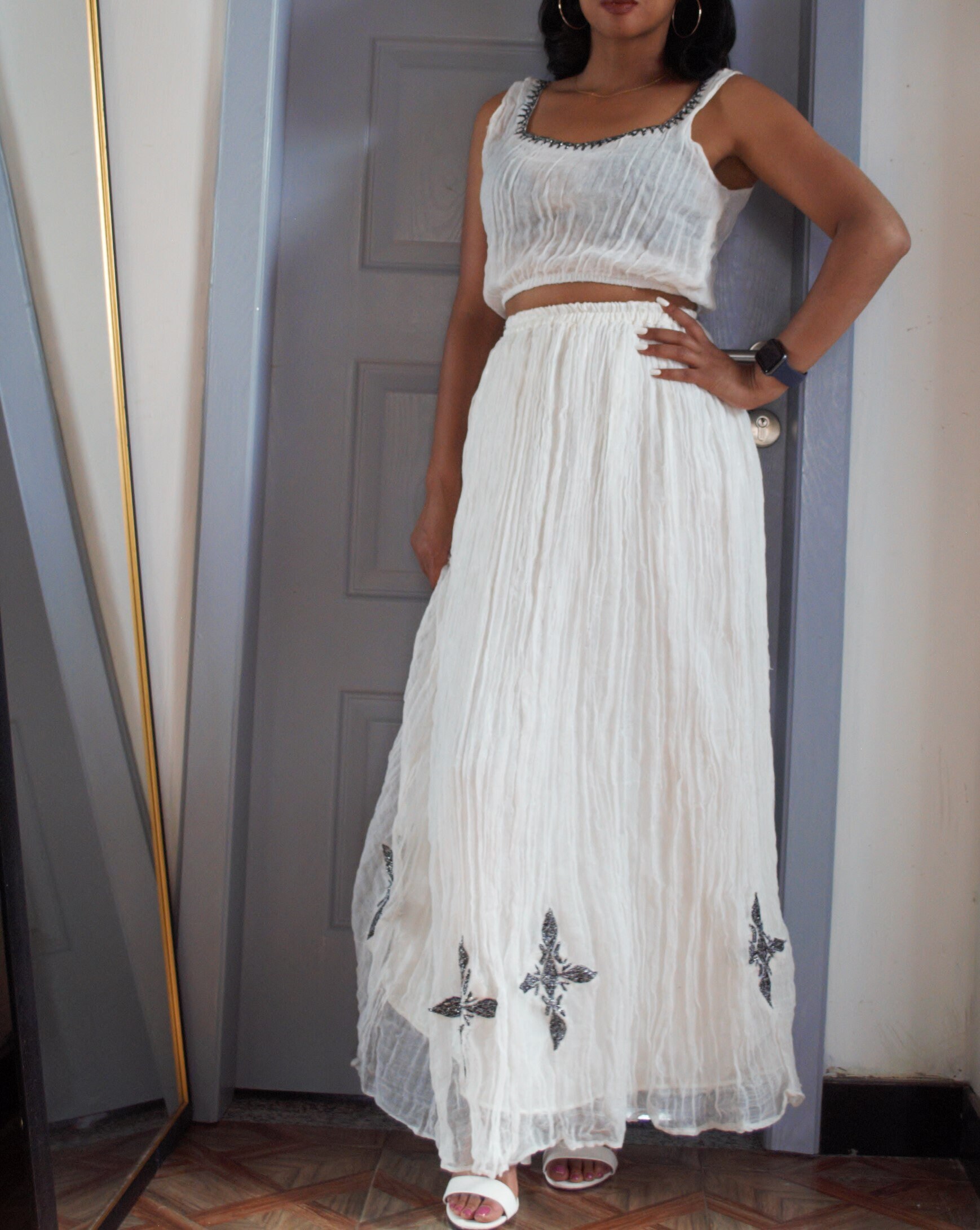 Stylish Ethiopian Two Piece Dress - Etsy