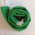 Handwoven green wool scarf. product logo