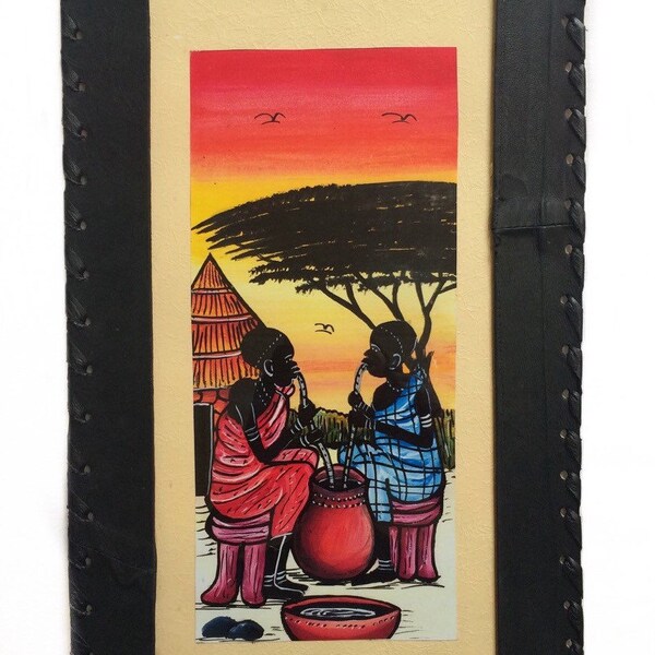 A vivid Ethiopian painting