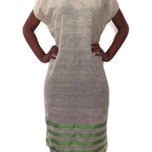 A handwoven traditional ethiopian dress