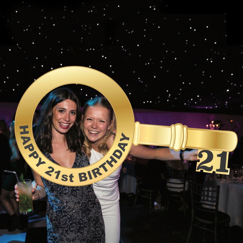 21st Birthday Photo booth Prop PRINTABLE 21st Birthday | Etsy
