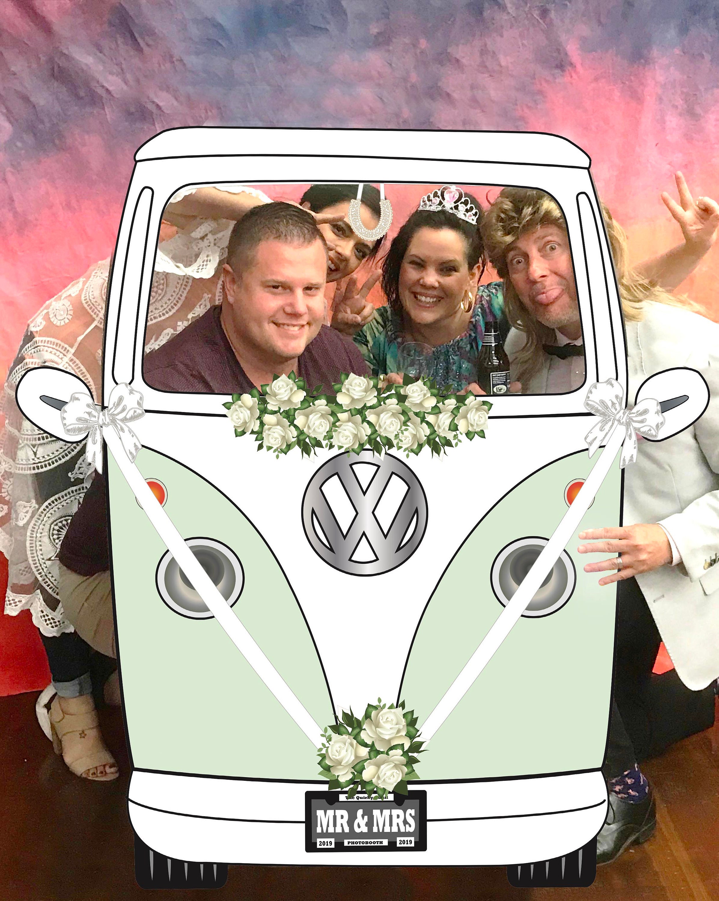 Hippie wedding Van Photo booth Backdrop PRINTABLE Wedding | Etsy