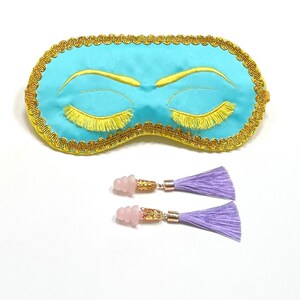 Breakfast at Tiffanys Sleep Mask Holly Golightly Sleep Mask Audrey Hepburn Bachelorette Party Mask. image 2