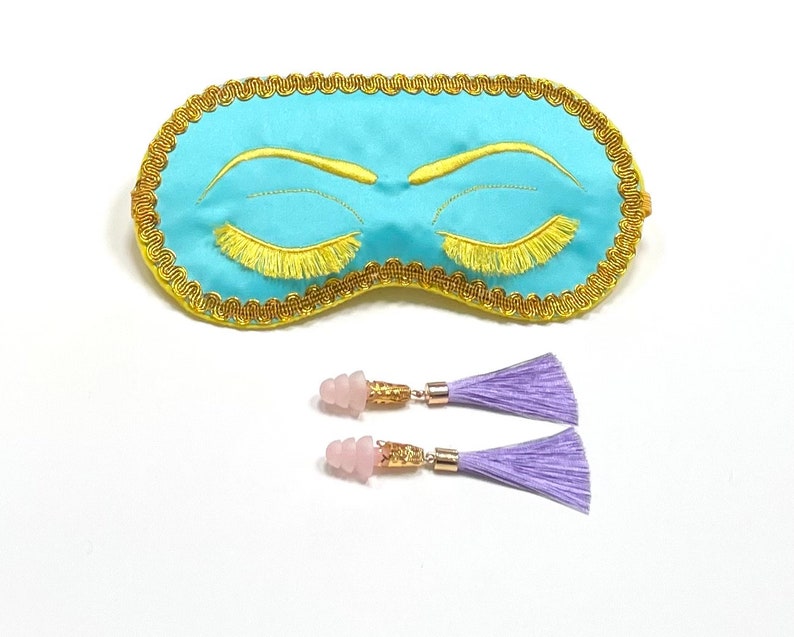 Breakfast at Tiffanys Sleep Mask Holly Golightly Sleep Mask Audrey Hepburn Bachelorette Party Mask. image 2