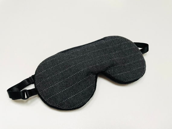 Sleep Mask for Men Wool Sleep Mask Eye Sleep Mask Travel Sleep Mask Father's Day Gift.