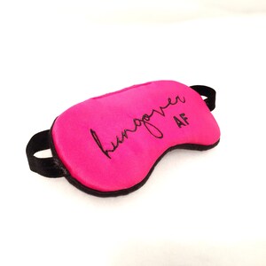 Hungover Satin Sleep Mask Shameless Sleep Mask Blindfold Eye Mask ...