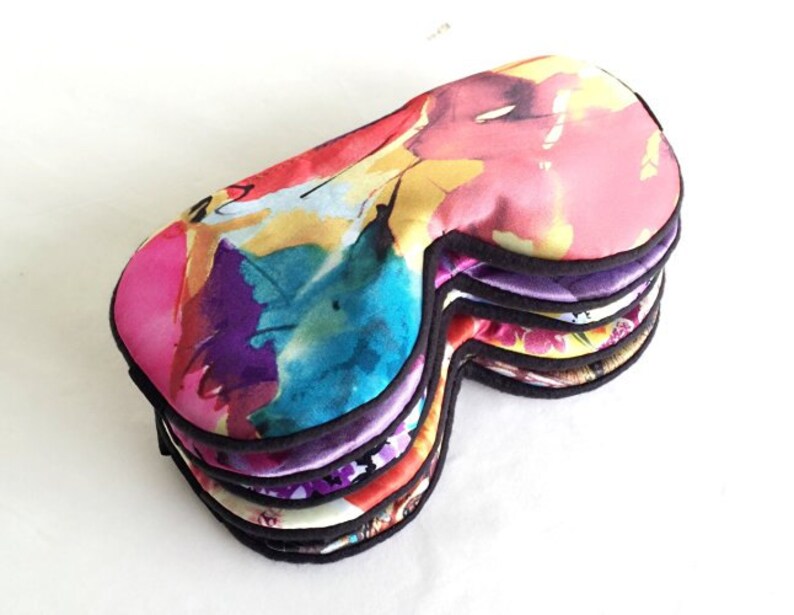 Travel Eye Mask Silky Satin Sleep Mask Womens Eye Masks Blindfold Party Mask-Bachelortte Party Masks