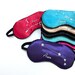 Zodiac Embroidered Sleep Mask Star Constellation Sleep Mask Black Sleep Mask Spa Eye Mask.