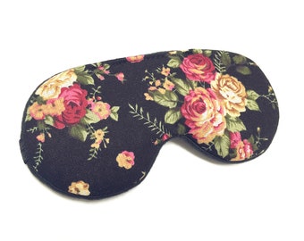 Vintage Rose Sleep Mask for Women Girls Slumber Party Mask Travel Sleep Mask Bachelorette Party Mask.