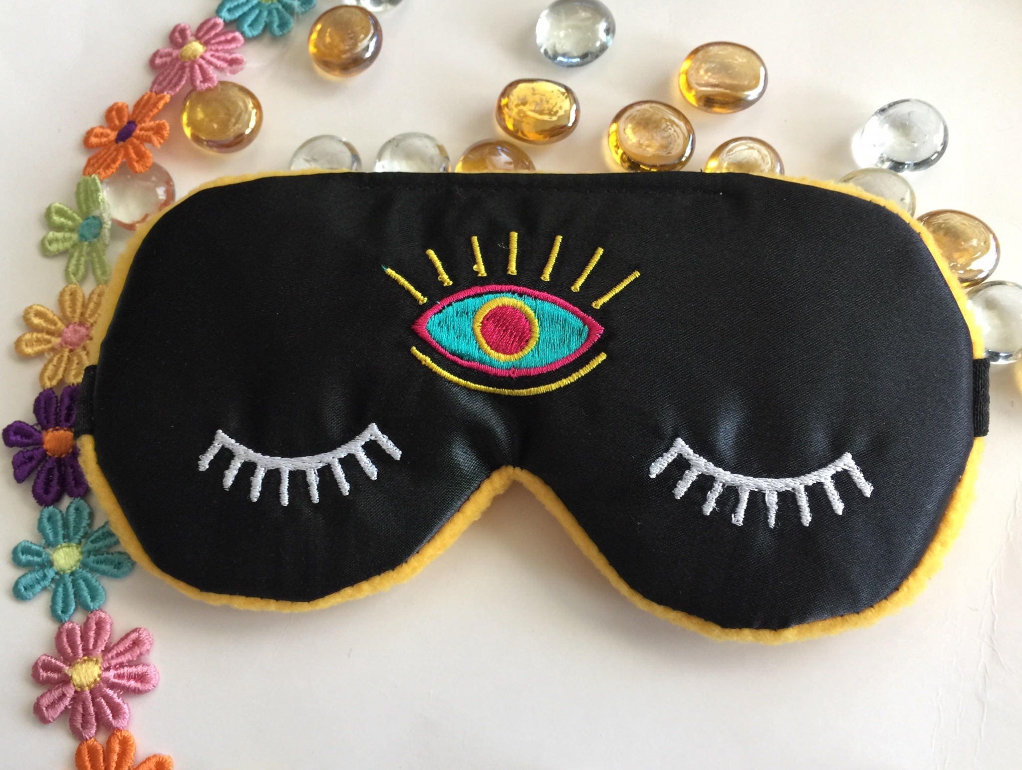 Third Eye Sleep Mask Eye Mask Travel Eye Mask Blindfold Etsy
