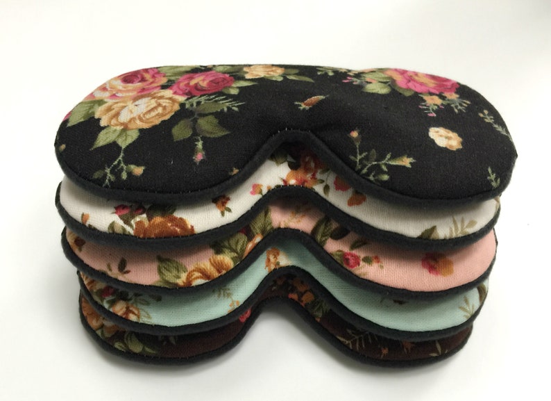 Vintage Rose Sleep Mask for Women Girls Slumber Party Mask Travel Sleep Mask Bachelorette Party Mask.