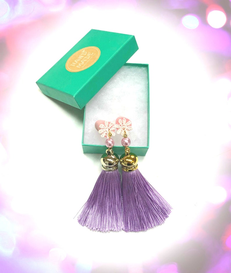 Breakfast at Tiffanys Tassel Ear Plugs Audrey Helburn Ear Etsy