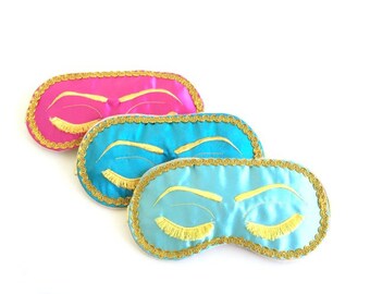 Breakfast at Tiffany's Sömnmask: Handgjord ögonmask i satin