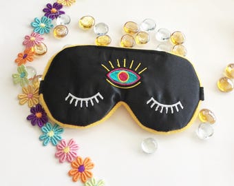 Third Eye Sleep Mask Eye Mask Travel Eye Mask Blindfold Bachelorette Party Mask.